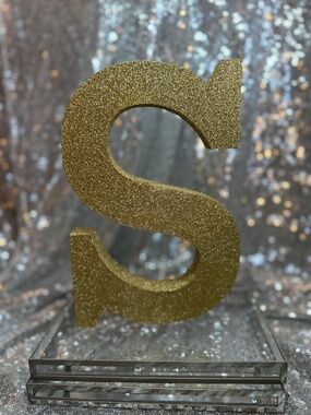Gold Letter "S"